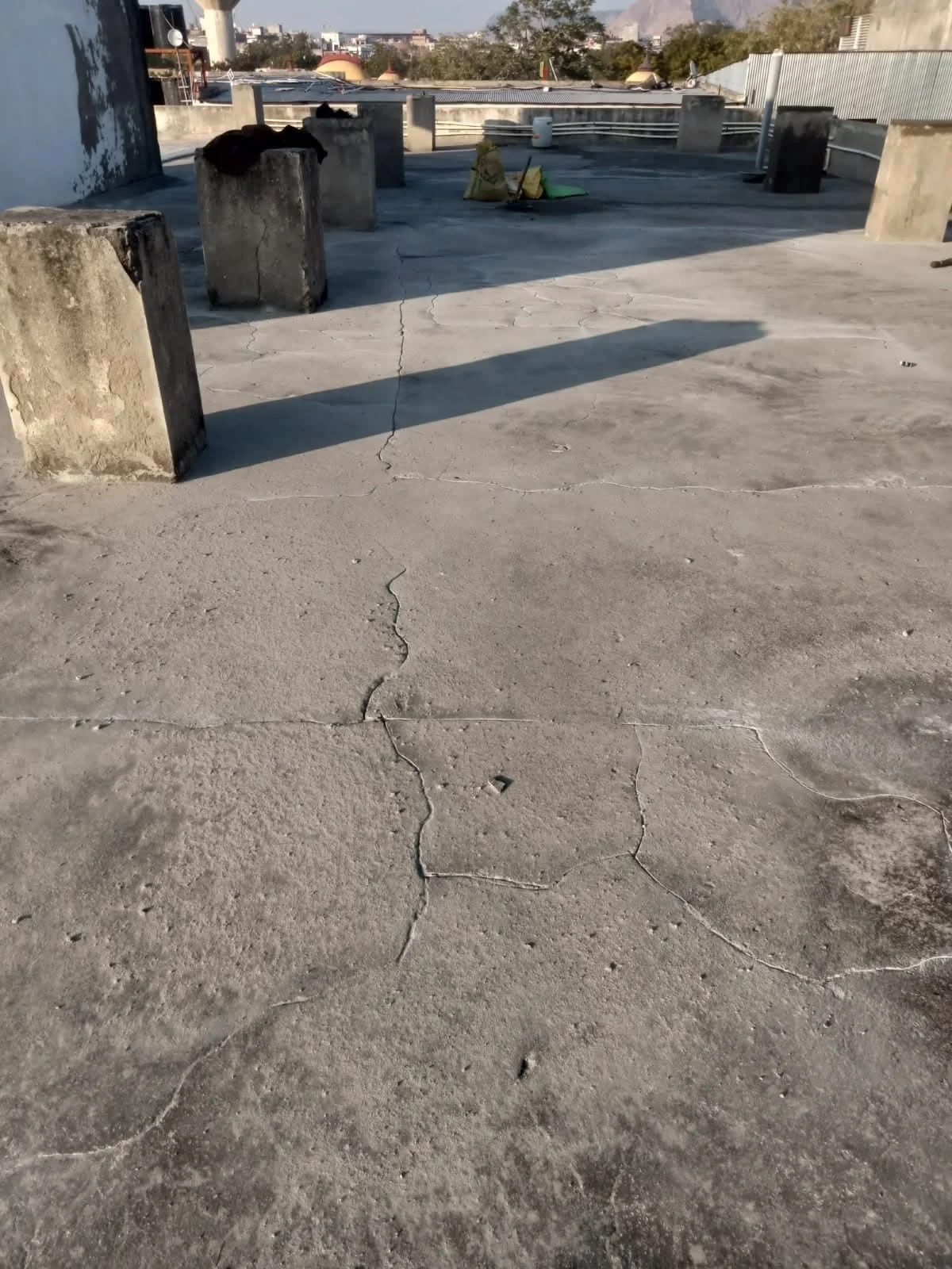 BEFORE: Weathered & Porous Slab